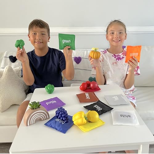 10 Colorful Bean Bags: Educational Toy for Kids and Toddlers
