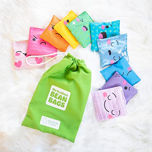 My Feeling Bean Bags: Educational Insights for Preschool and Kindergarten, Set of 10 - Ages 3+