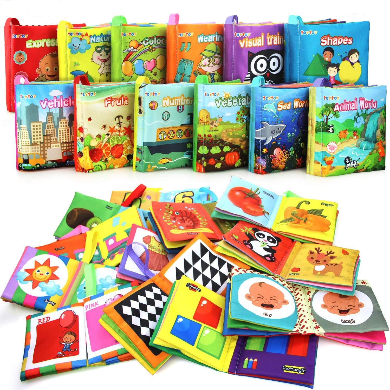 My First Soft Books for Infants: Pack of 12
