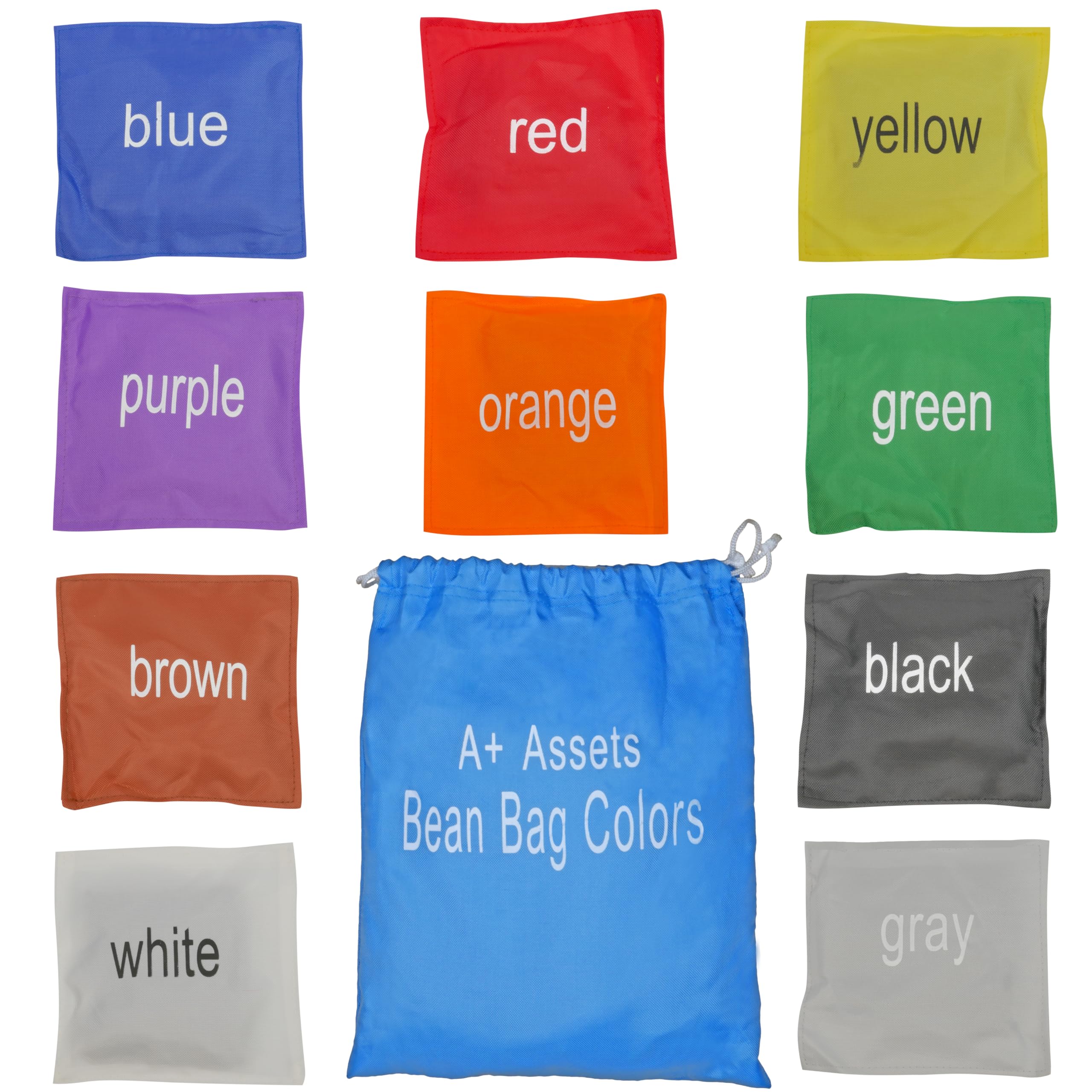 10 Colorful Bean Bags: Educational Toy for Kids and Toddlers